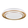 Eglo - LED-kattovalaisin LED/24W/230V 2700/4000/6500K halkaisija 40 cm kullanvärinen