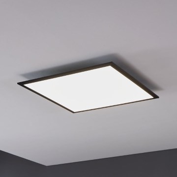 Eglo - LED-kattovalaisin LED/33W/230V 60x60 cm musta
