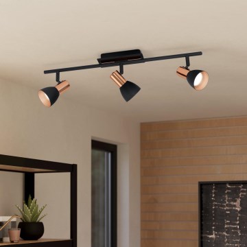 Eglo - LED-kohdevalaisin 3xGU10/3,3W/230V