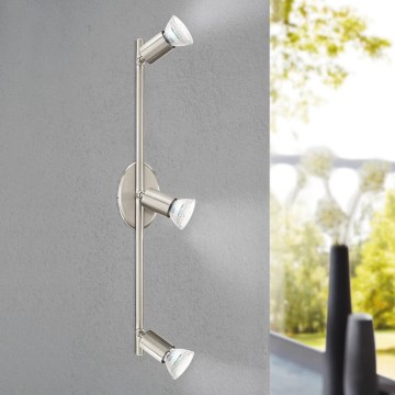 Eglo - LED-kohdevalaisin 3xGU10-LED/2,8W/230V