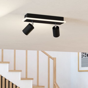 Eglo - LED-kohdevalaisin LED/12W/230V musta