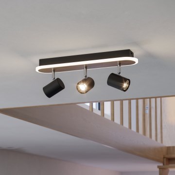 Eglo - LED-kohdevalaisin LED/20W/230V ruskea/musta