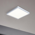 Eglo - LED-kylpyhuoneen kattovalaisin, 20 W, 230 V, IP44, 28,5 x 28,5 cm