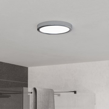 Eglo - LED-kylpyhuoneen kattovalaisin LED/11,5W/230V 2700/4000/6500K halkaisija 21,1 cm IP44 kiiltävä kromi