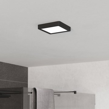 Eglo - LED kylpyhuoneen kattovalaisin LED/7W/230V 2700/4000/6500K 15x15 cm IP44 musta