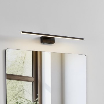 Eglo - LED-peilivalaisin kylpyhuoneeseen LED/10W/230V 3000/4000/6500K 60 cm IP44 musta