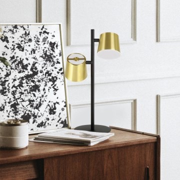 Eglo - LED-pöytävalaisin 2xGU10/4,6W/230V 3000K kulta