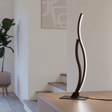 Eglo - LED-pöytävalaisin LED/12W/230V 4000K musta