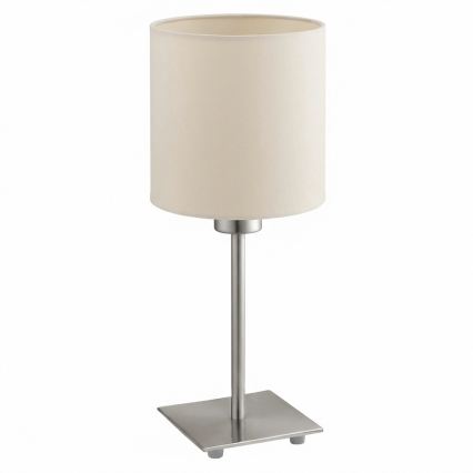 Eglo - LED pöytävalaisin TUNJA 1xE27/60W/230V kermanvärinen