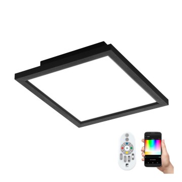 Eglo - LED RGB himennettävä kattovalaisin SALOBRENA-C LED/16W/230V 30x30 cm + kaukosäädin