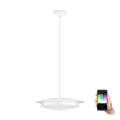 Eglo - LED RGB himmennettävä kattovalaisin köydellä MONEVA-C LED/18W/230V