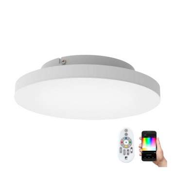 Eglo - LED RGB himmennettävä kattovalaisin TURCONA-C LED/15W/230V + kaukosäädin