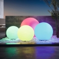 Eglo - LED RGB himmennettävä ulkovalaisin 1xE27/9W/230V 2700-6500K IP65 Ø600