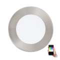 Eglo - LED RGB himmennettävä upotettava kattovalaisin FUEVA-C LED/5,4W/230V halkaisija 12 cm