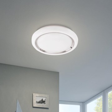 Eglo - LED RGBW himmennettävä kattovalaisin CAPASSO-C LED/17W/230V