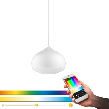 Eglo - LED RGBW himmennettävä kattovalaisin köydellä COMBA-C LED/18W/230V Bluetooth