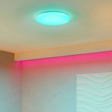 Eglo - LED RGBW himmennettävä kattovalaisin LED/20 W/230 V, halkaisija 43 cm