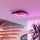 Eglo - LED RGBW himmennettävä kattovalaisin LED/20W/230V 2700-6500K 35x35 cm musta