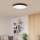 Eglo - LED RGBW himmennettävä kattovalaisin LED/36,5W/230V 2700-6500K halkaisija 69 cm musta
