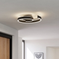 Eglo - LED RGBW himmennettävä kattovalaisin LED/37W/230V 3000-6500K musta