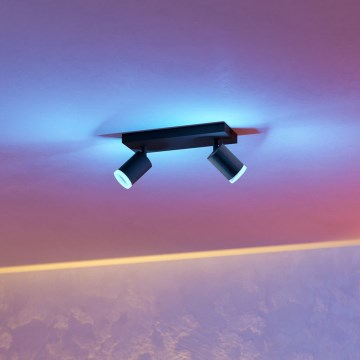 Eglo - LED RGBW himmennettävä kohdevalaisin 2xLED/3,7W/230V 2700-6500K musta