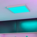 Eglo - LED RGBW himmennettävä kylpyhuoneen kattovalaisin LED/13,5W/230V 2700-6500K 29,5x29,5 cm IP44 valkoinen