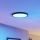 Eglo - LED RGBW himmennettävä kylpyhuoneen kattovalaisin, LED/17,5 W/230 V, 2700–6500 K, Ø 39,9 cm, IP44, musta