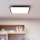 Eglo - LED RGBW himmennettävä pinta-asennettava LED-paneeli/33W/230V 2700-6500K 60x60 cm musta