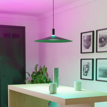 Eglo - LED RGBW himmennettävä riippuvalaisin vaijerilla LED/15,5W/230V 2700-6500K musta