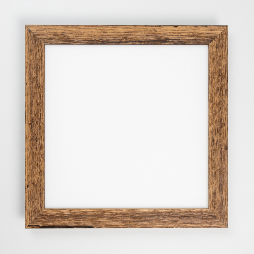 Eglo - LED RGBW himmennettävä pinta-asennettava paneeli SALOBRENA-C WOOD LED/21W/230V 2700-6500K 49,5x49,5 cm ruskea + kaukosäädin