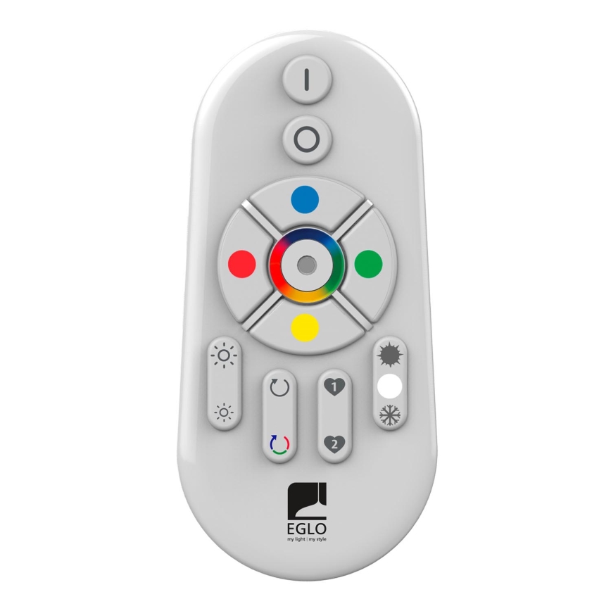 Eglo - LED RGBW himmennettävä pinta-asennettava paneeli SALOBRENA-C WOOD LED/16W/230V 2700-6500K 34x34 cm ruskea + kaukosäädin