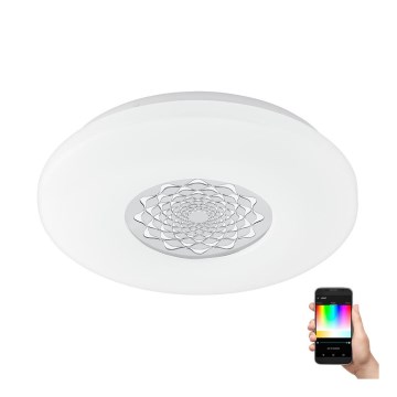 Eglo - LED RGBW himmennettävä seinä- ja kattovalaisin CAPASSO-C LED/17W/230V