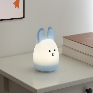 Eglo - LED RGBW ladattava kosketusohjattu lasten yövalo LED/5W/5V 1200 mAh pupu