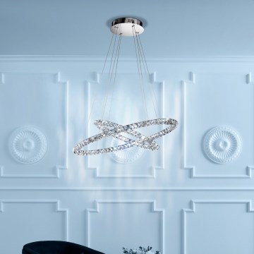 Eglo - LED-riippuvalaisin kristallivalolla LED/56,1W/230V