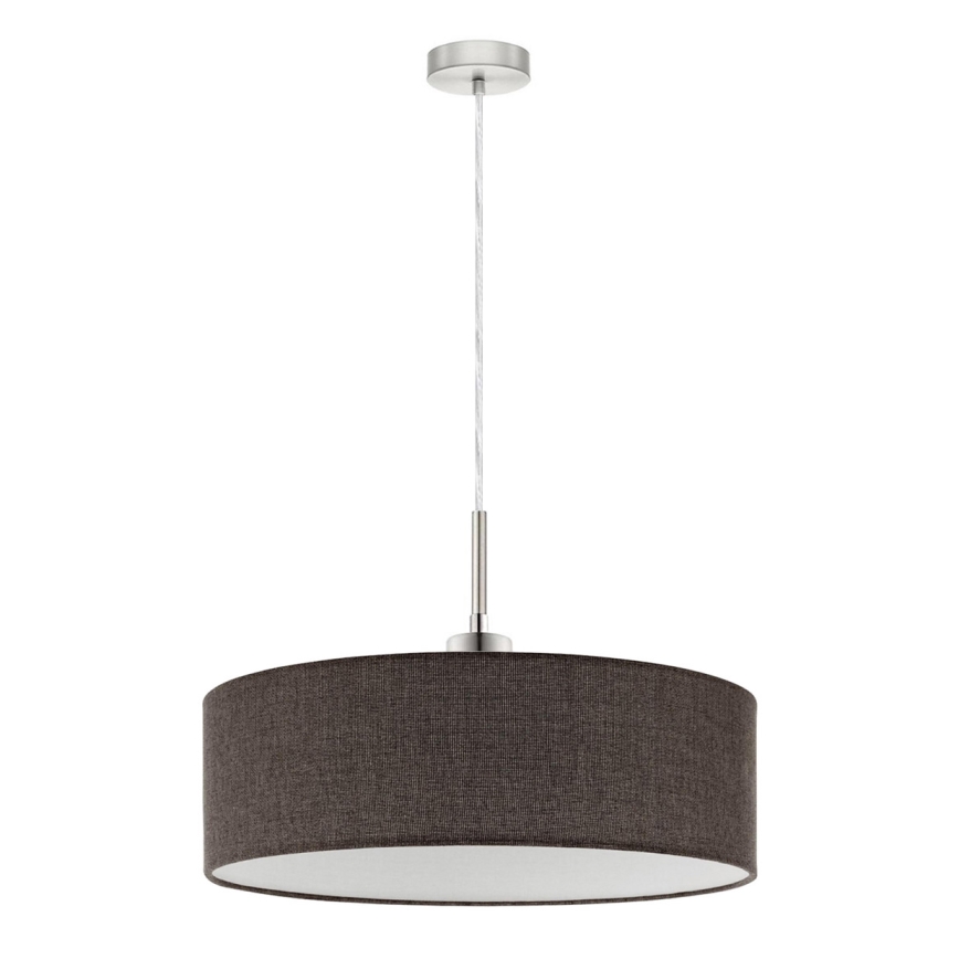 Eglo - LED-riippuvalaisin vaijerilla TUNJA 1xE27/60W/230V ruskea