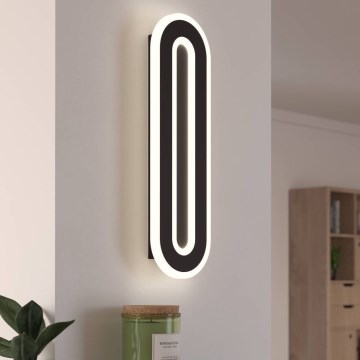 Eglo - LED-seinävalaisin LED/12W/230V 4000K musta