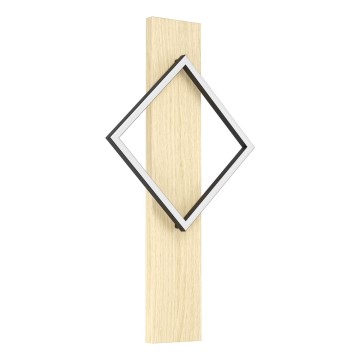 Eglo - LED-seinävalaisin LED/13W/230V musta/beige