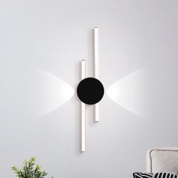 Eglo - LED-seinävalaisin LED/20W/230V + LED/0,91W musta