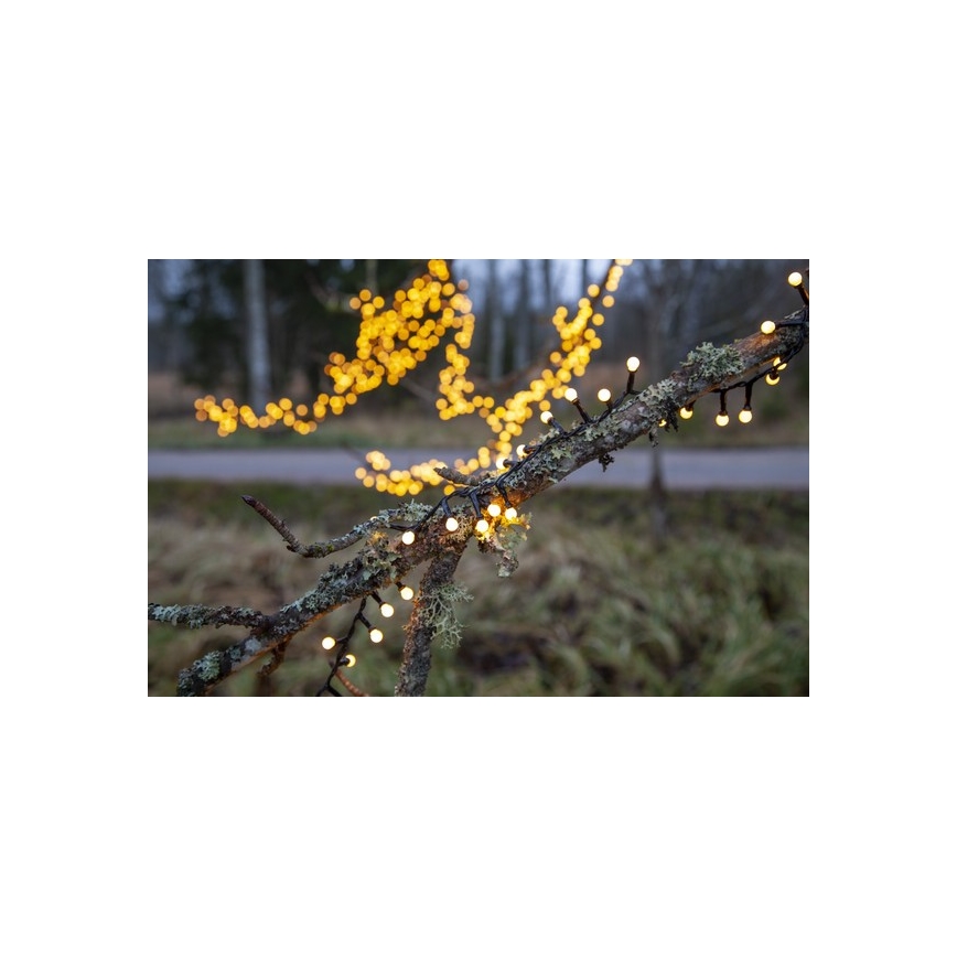 Eglo - LED-ulkojouluvalosarja 700xLED/8 toimintoa 19m IP44 lämmin valkoinen