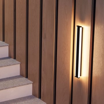 Eglo - LED-ulkoseinävalaisin 2xLED/7W/230V 3000K IP55 musta