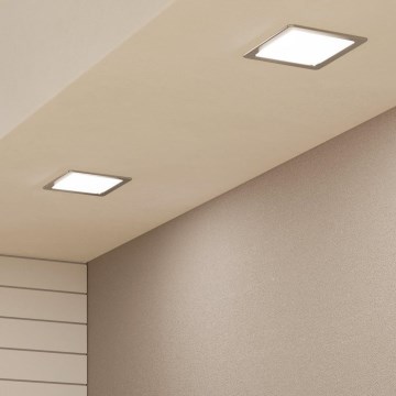 Eglo - LED-upotettava kattovalaisin LED/10,5W/230V 16,6x16,6 cm