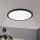 Eglo - LED-upotettava kattovalaisin LED/22W/230V 3000K musta, halkaisija 22,5 cm