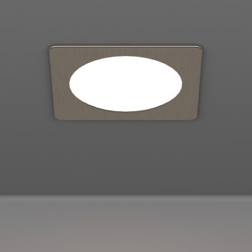 Eglo - LED-upotettava kattovalaisin LED/6,3W/230V 2700/4000/6500K 11,9x11,9 cm mattakromi