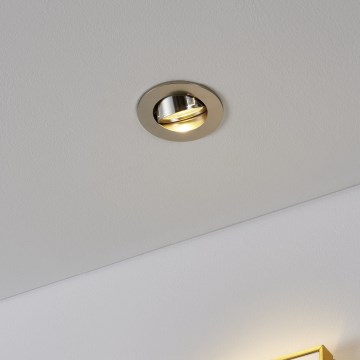 Eglo - LED upotettava kohdevalaisin 1xGU10/4,5W/230V mattakromi