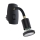 Eglo - LED-valaisin pistorasiaan 1xGU10/4,5W/230V musta