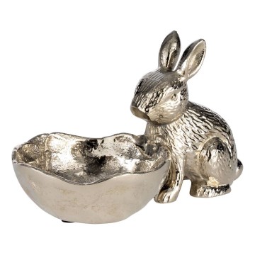 Eglo - Metallikoriste 12x20 cm pupu kulhossa/kiiltävä kromi