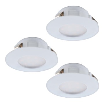 Eglo - PINEDA 3x LED-kylpyhuoneen alasvalo LED/4,9W/230V IP44