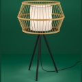 Eglo - Pöytävalaisin 1xE27/40W/230V bambu