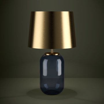 Eglo - Pöytävalaisin 1xE27/40W/230V kulta/sininen