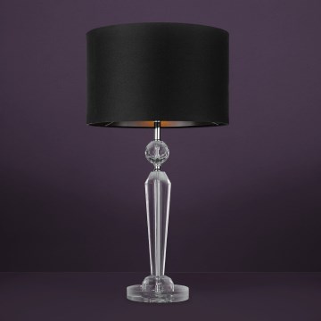 Eglo - Pöytävalaisin 1xE27/40W/230V musta